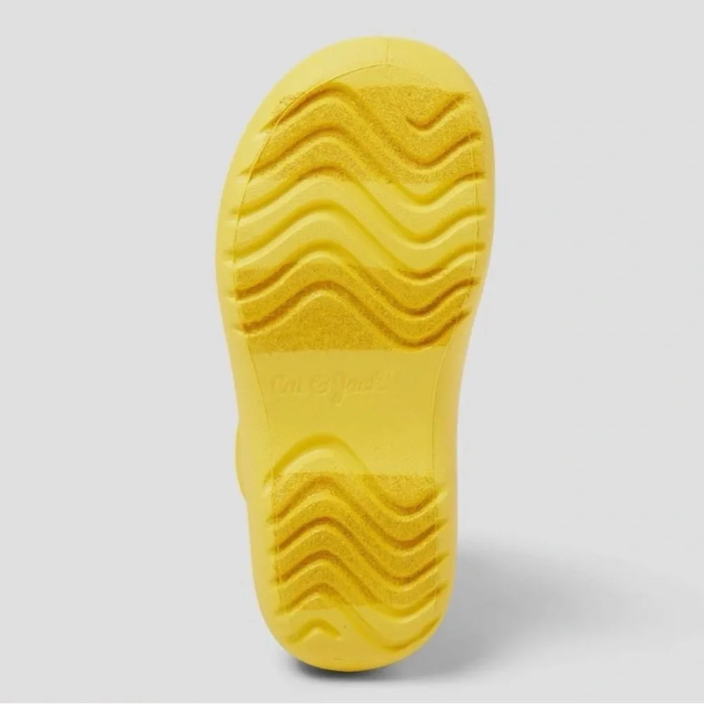 Cat & Jack Kids Yellow Pull-Tab Rain Boot